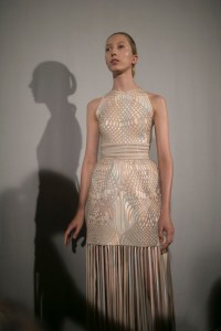 Backstage at Iris Van Herpen Couture Fall 2018