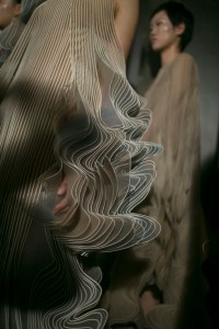 Backstage at Iris Van Herpen Couture Fall 2018
