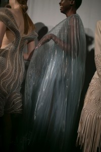 Backstage at Iris Van Herpen Couture Fall 2018