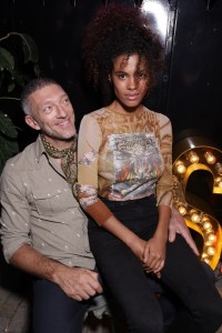 Vincent Cassel and Tina Kunakey