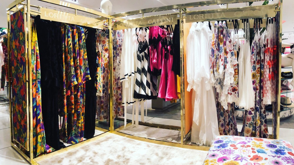 The Loretta Caponi pop-up shop at Milan's department store Rinascente.