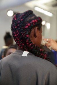 Backstage at N. Hoolywood Men's Spring 2019