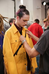 Backstage at N. Hoolywood Men's Spring 2019