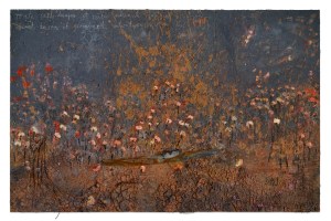 Anselm Kiefer
Aperiat Terra et Germinet Salvatorem, 2006
181Ó x 271.5Ó
Oil, acrylic, emulsion, shellac and metal on canvas