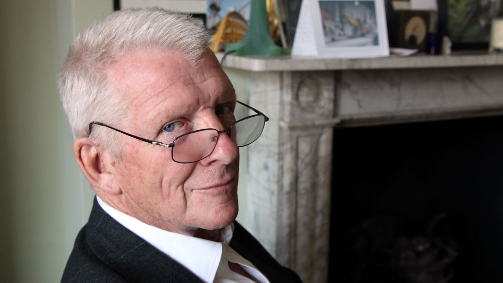 Christopher Gibbs in his chambers in Albany, London