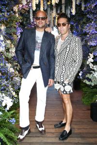 Brian Wolk and Claude Morais Maison St-Germain event, Inside, Los Angeles, USA - 10 Jul 2018