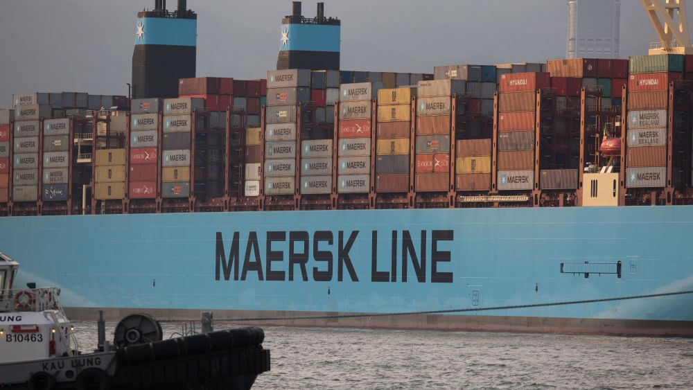 A container ships sails to the Kwai Tsing Container Terminals in Hong Kong, 11 July 2018. According to reports, Hong Kong's finance minister Paul Chan said the short-term impact on the city of China's escalating trade war with the United States would be limited to a dip in growth of just 0.1 or 0.2 of a percentage point. According to reports, US President Donald Trump announced on 10 July that US is preparing to impose 10 percent tariffs worth 200 billion US dollars on imported goods from China.A container ships sails the East lamma Channel, Hong Kong, China - 11 Jul 2018