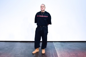 Backstage at Willy Chavarria Men's Spring 2019