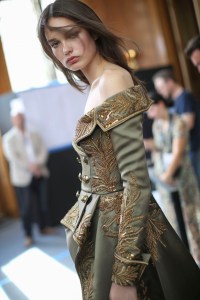 Backstage at Zuhair Murad Couture Fall 2018