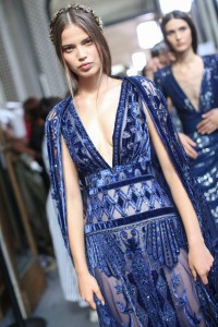 Backstage at Zuhair Murad Couture Fall 2018