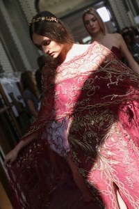 Backstage at Zuhair Murad Couture Fall 2018