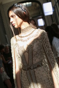 Backstage at Zuhair Murad Couture Fall 2018