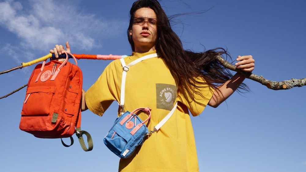 Xiuhtezcatl Martinez in the campaign for the Acne Studios x Fjällräven collaboration.