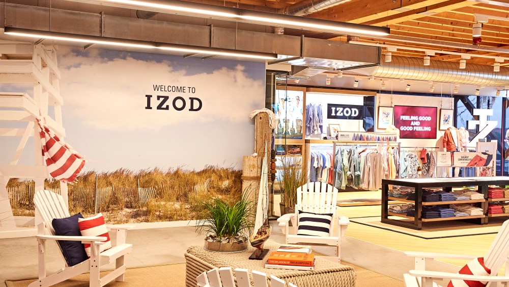 The Izod showroom in Amsterdam.