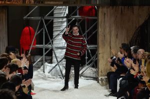 Raf Simons on the catwalkCalvin Klein show, Runway, Fall Winter 2018, New York Fashion Week, USA - 13 Feb 2018