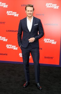 Sam Heughan'The Spy Who Dumped Me' film premiere, Arrivals, Los Angeles, USA - 25 Jul 2018WEARING VALENTINO SHOES BY CHRISTIAN LOUBOUTIN