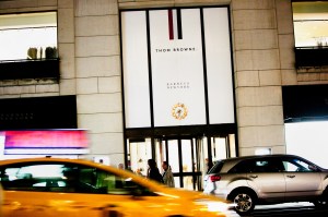 Thom Browne experience at Barneys New York Madison Avenue Flagship.
