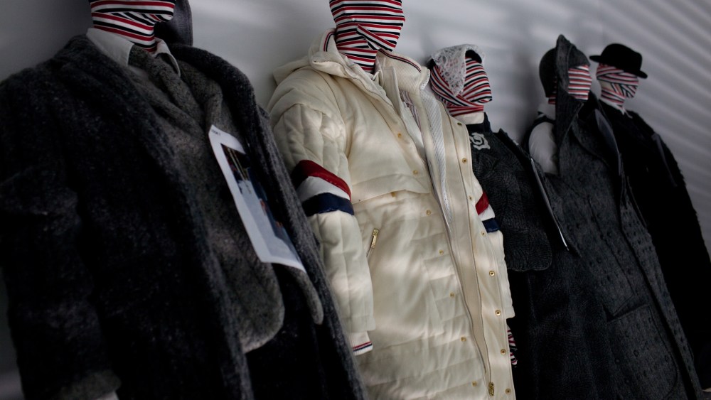 Thom Browne experience at Barneys New York Madison Avenue Flagship.