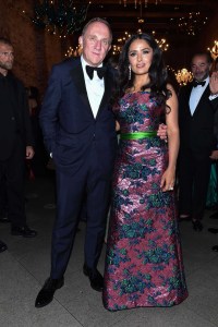 Francois Henry Pinault and Salma Hayek