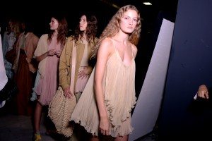 Backstage at Alberta Ferretti RTW Spring 2019
