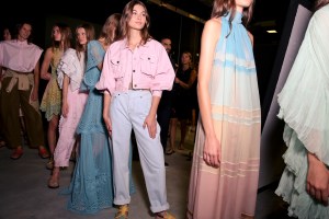Backstage at Alberta Ferretti RTW Spring 2019