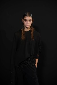 Backstage at Ann Demeulemeester RTW Spring 2019