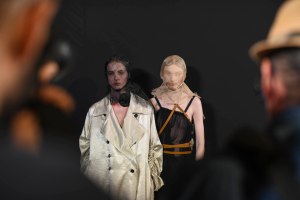 Backstage at Ann Demeulemeester RTW Spring 2019