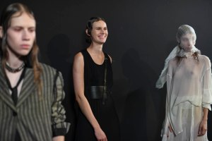 Backstage at Ann Demeulemeester RTW Spring 2019