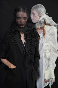 Backstage at Ann Demeulemeester RTW Spring 2019