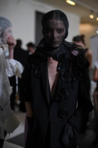 Backstage at Ann Demeulemeester RTW Spring 2019