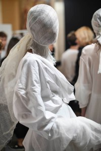 Backstage at Ann Demeulemeester RTW Spring 2019