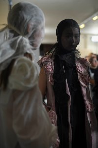 Backstage at Ann Demeulemeester RTW Spring 2019