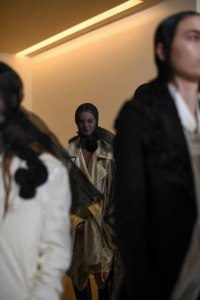 Backstage at Ann Demeulemeester RTW Spring 2019