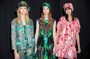 Backstage at Anna Sui RTW Spring 2019