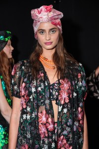 Backstage at Anna Sui RTW Spring 2019