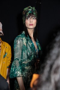 Backstage at Anna Sui RTW Spring 2019
