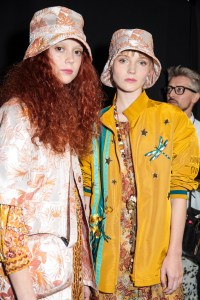 Backstage at Anna Sui RTW Spring 2019