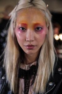 Backstage at Anna Sui RTW Spring 2019