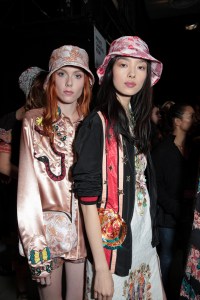 Backstage at Anna Sui RTW Spring 2019