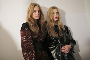 Backstage at Alexa Chung RTW Spring 2019