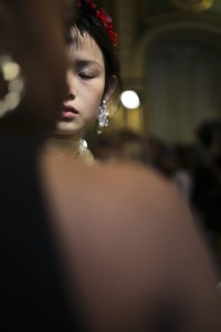 Backstage at Simone Rocha RTW Spring 2019
