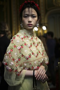 Backstage at Simone Rocha RTW Spring 2019