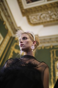 Backstage at Simone Rocha RTW Spring 2019