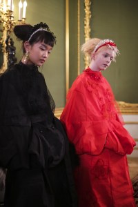 Backstage at Simone Rocha RTW Spring 2019