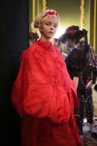 Backstage at Simone Rocha RTW Spring 2019