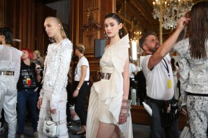 Backstage at Balmain RTW Spring 2019