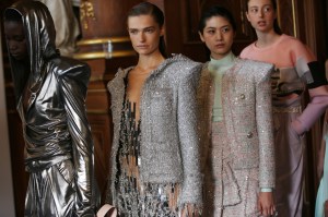 Backstage at Balmain RTW Spring 2019