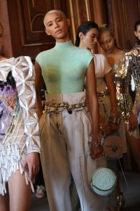 Backstage at Balmain RTW Spring 2019