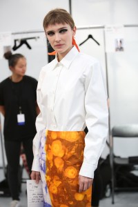 Backstage at Dries Van Noten RTW Spring 2019
