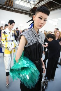 Backstage at Dries Van Noten RTW Spring 2019